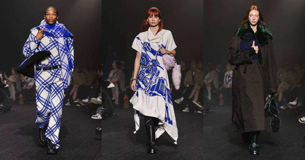Burberry jesień-zima 2023 (Fot. Spotlight. Launchmetrics / Agencja FREE)