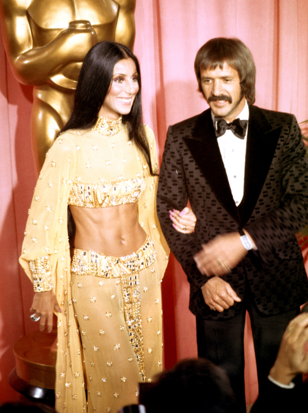 Cher i Sonny na rozdaniu Oscarów (Fot. Getty Images)