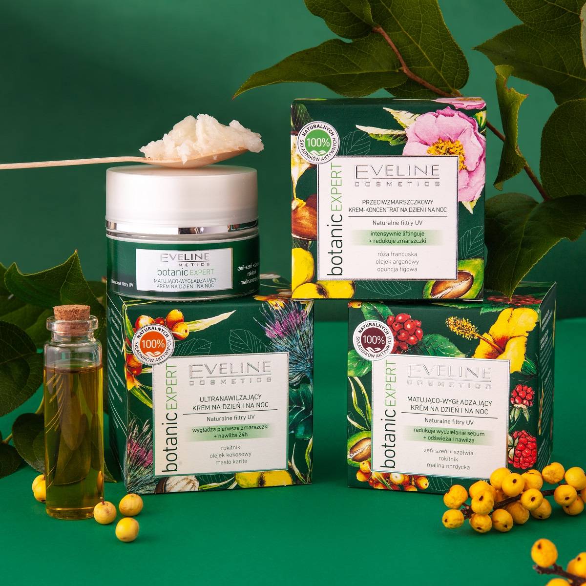 Kremy z linii Eveline Botanic Expert