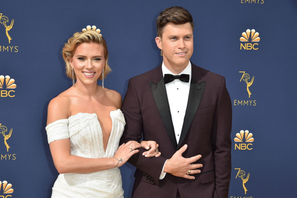 Scarlett Johansson i Colin Jost (Fot. Getty Images)