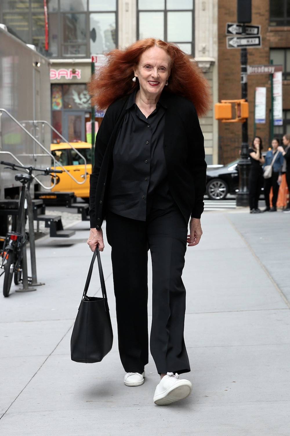 Grace na ulicy Nowego Jorku (Fot. Christopher Peterson/Splash News/EAST NEWS)