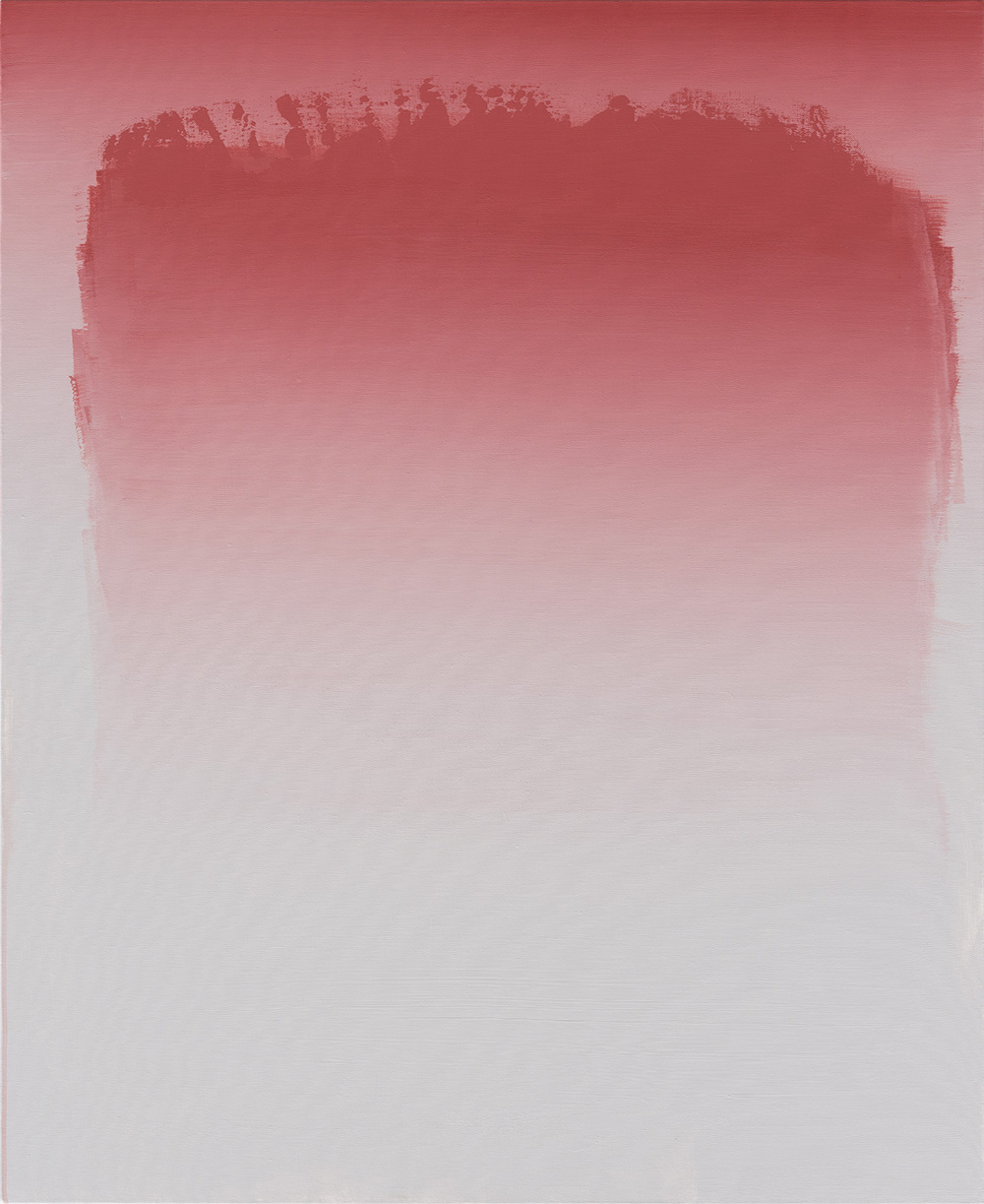 Agata Bogacka, Visibility 2, 2022, akryl na płótnie, 110 x 90 cm. Dzięki uprzejmości artystki i Gunia Nowik Gallery