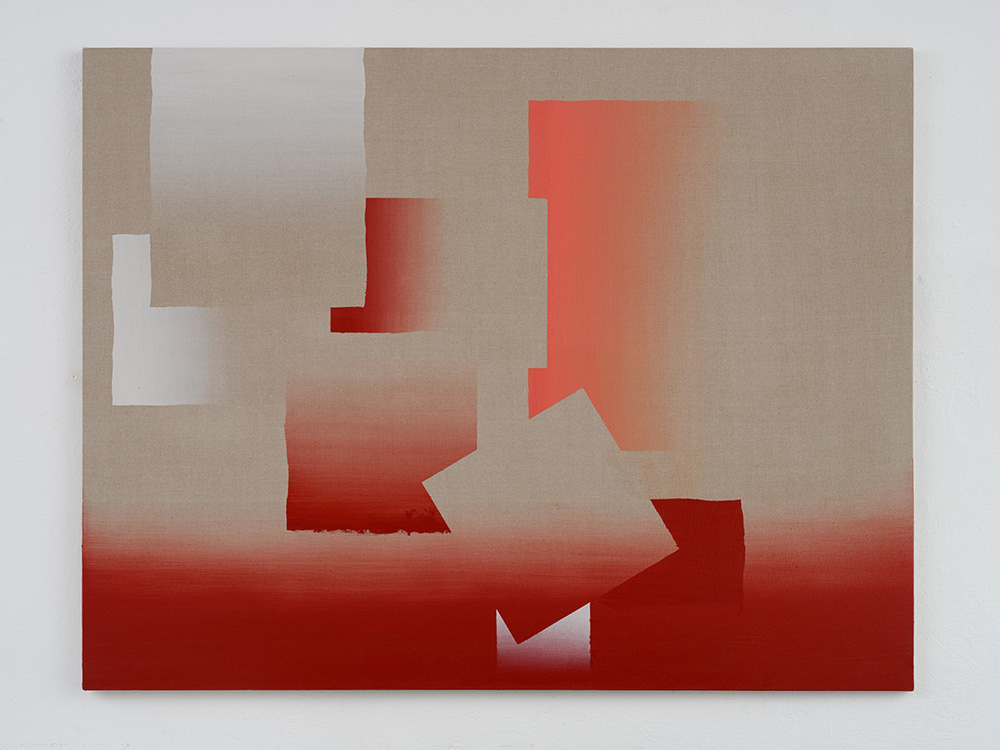 Agata Bogacka, Declarations 4, 2024,akryl na płótnie, 170 x 220 cm. Dzięki uprzejmości artystki i Gunia Nowik Gallery