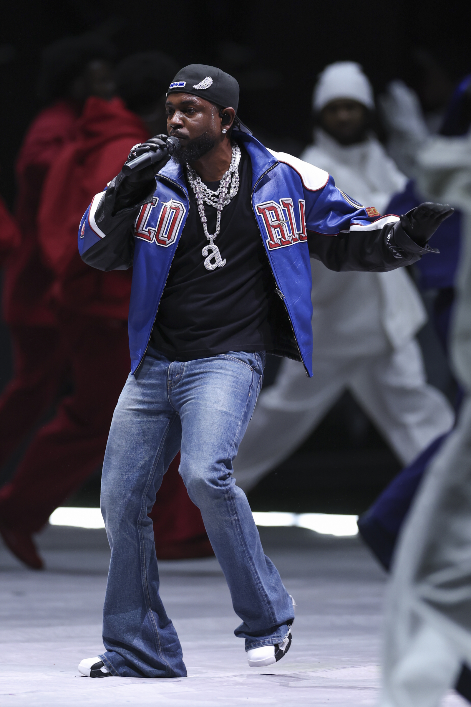 Kendrick Lamar w jeansach Celine (Fot. Kara Durrette/Getty Images)