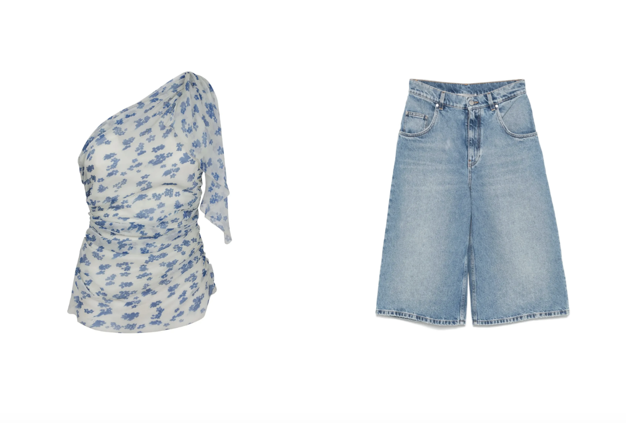 Bluzka Victoria Beckham, spodenki Stella McCartney (Fot. Materiały prasowe)