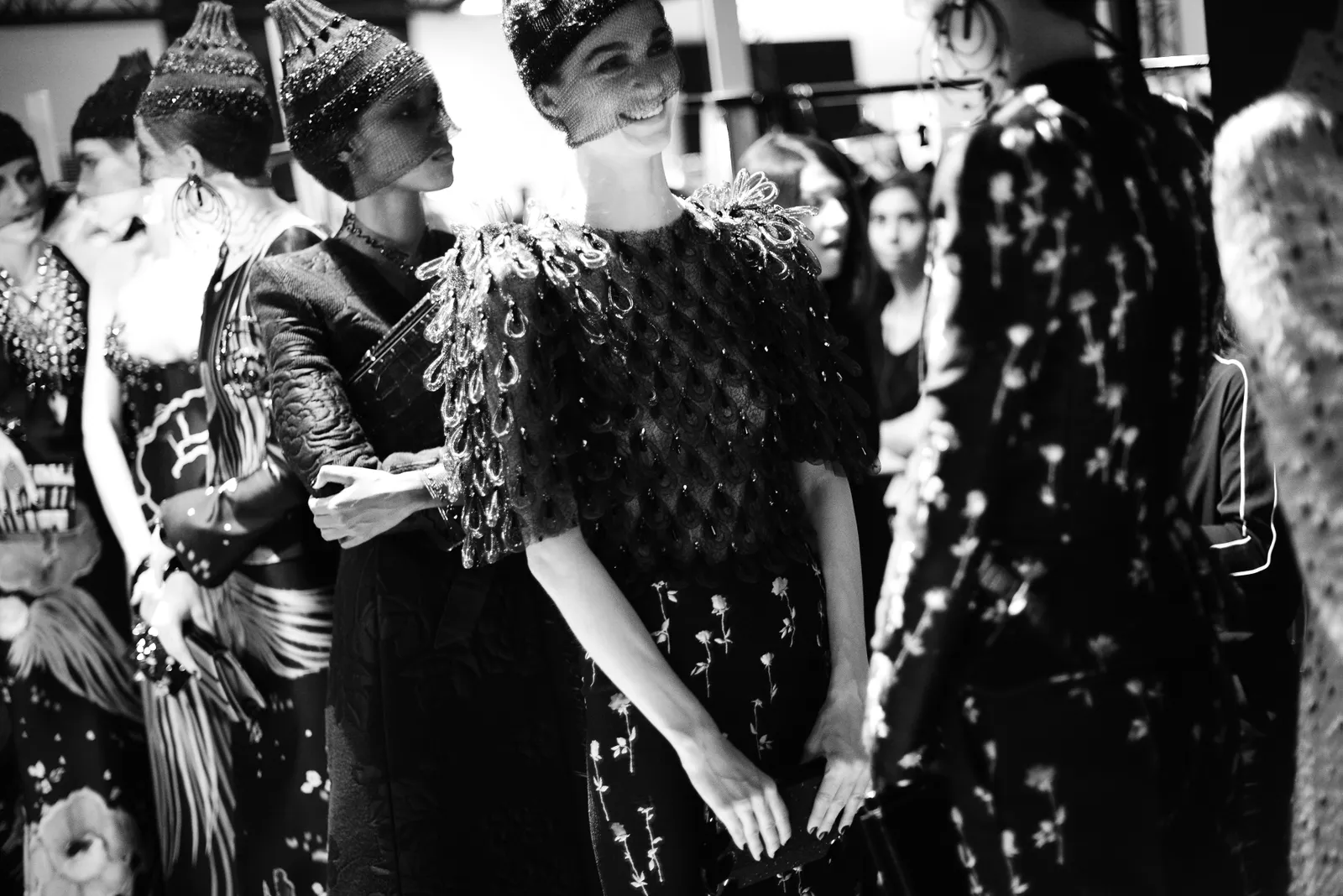 Backstage pokazu Armani Privé jesień 2017 (Fot. Marco Erba/ dzięki uprzejmości Giorgia Armaniego)