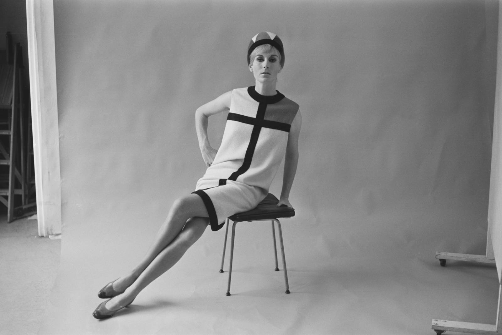 Sukienka Mondrian projektu YSL (Fot. Getty Images)