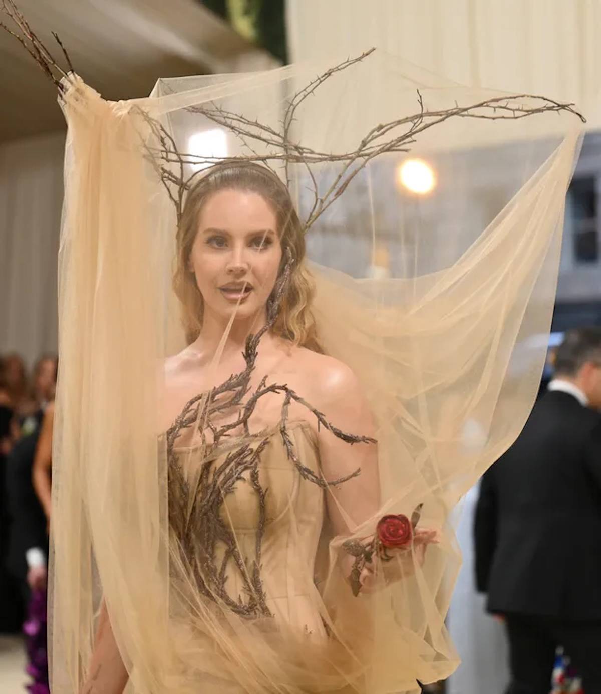 Estetyka gwiazdy doskonale wpisała się w dress code MET Gali.