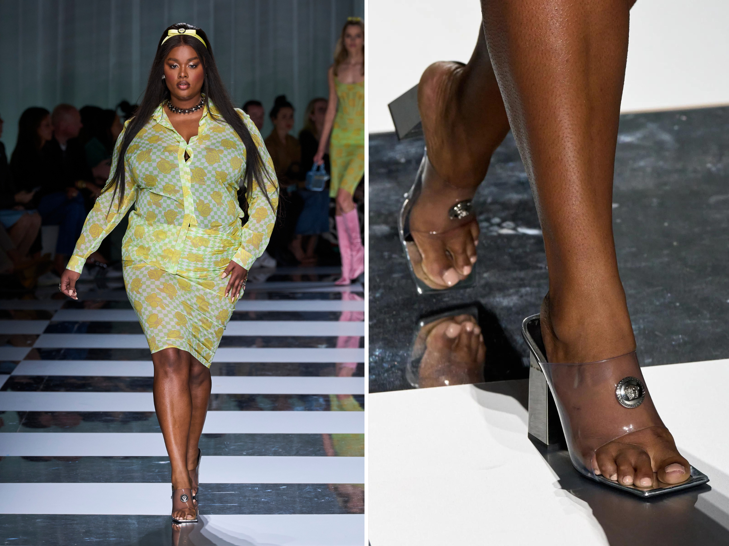 Versace wiosna-lato 2024. (Fot. Spotlight. Launchmetrics)
