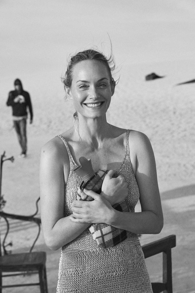 Amber Valletta za kulisami kampanii Mango wiosna-lato 2018