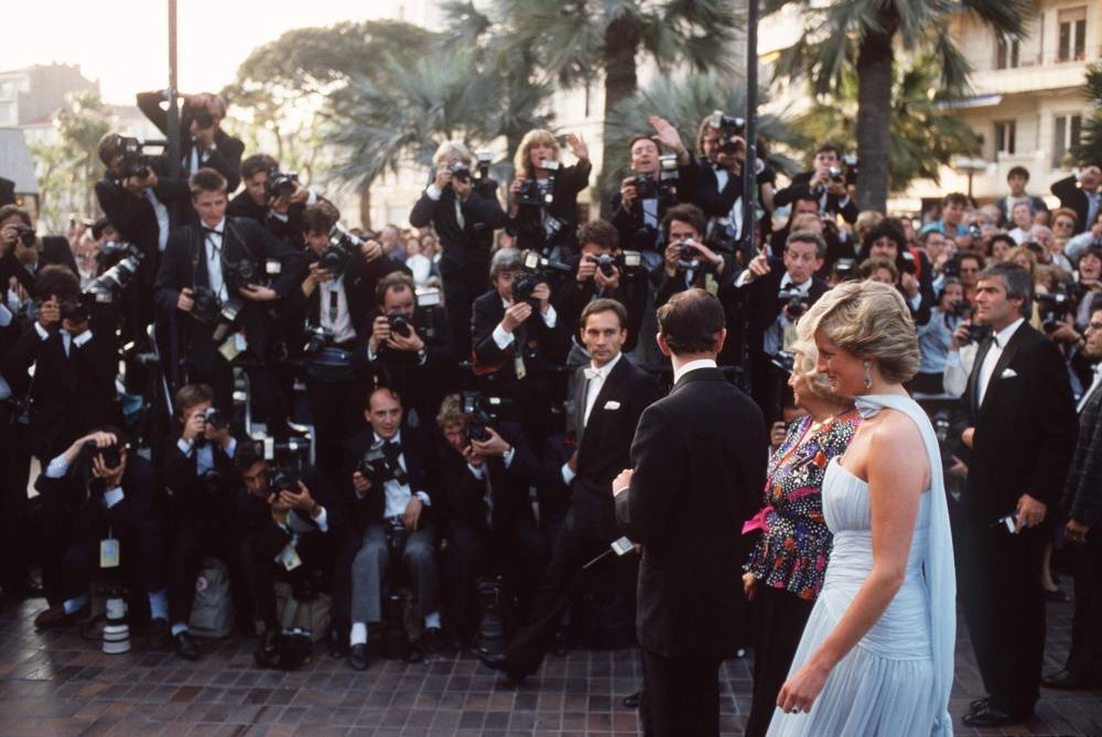Lady Di i książę Karol w Cannes (Photo by Tim Graham Photo Library via Getty Images)