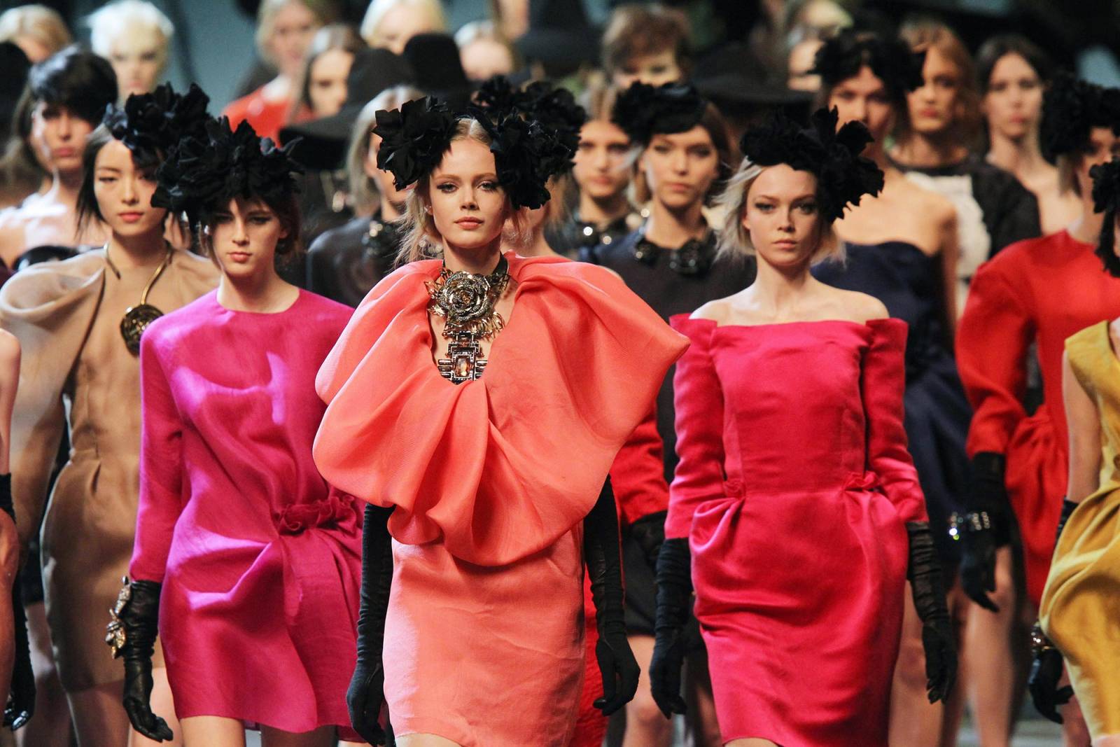 Lanvin, kolekcja jesień-zima 2012/2011 (Fot. Getty Images)
