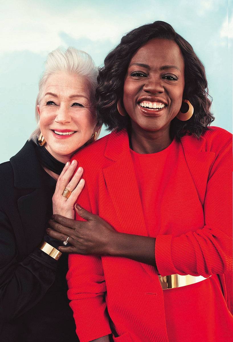 Helen Mirren i Viola Davis, ambasadorki L’Oréal Paris (Fot. Materiały prasowe)