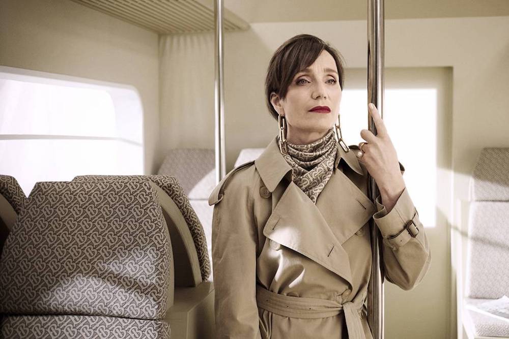 Kristin Scott Thomas w kampanii Burberry (Fot. materiały prasowe)