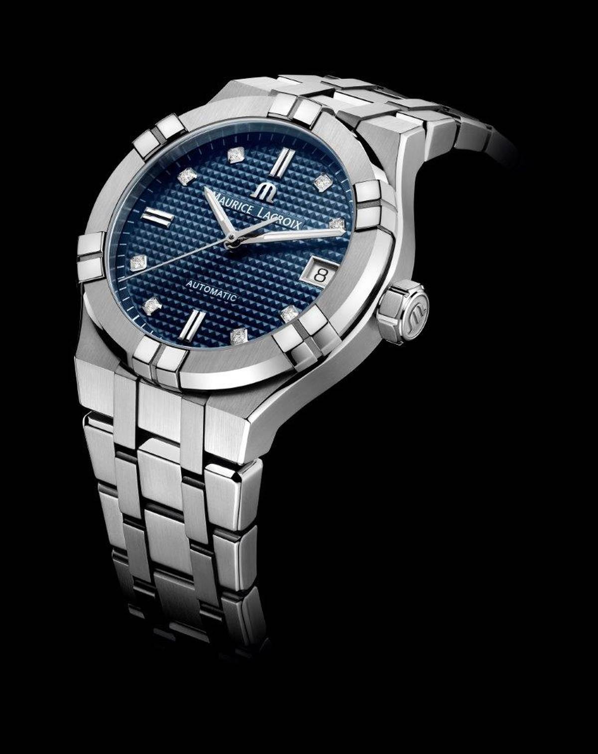 zegarek AIKON Automatic marki Maurice Lacroix. Damski zegarek AIKON Automatic marki Maurice Lacroix o kopercie 35 mm to akcesorium na miarę współczesnych kobiet.