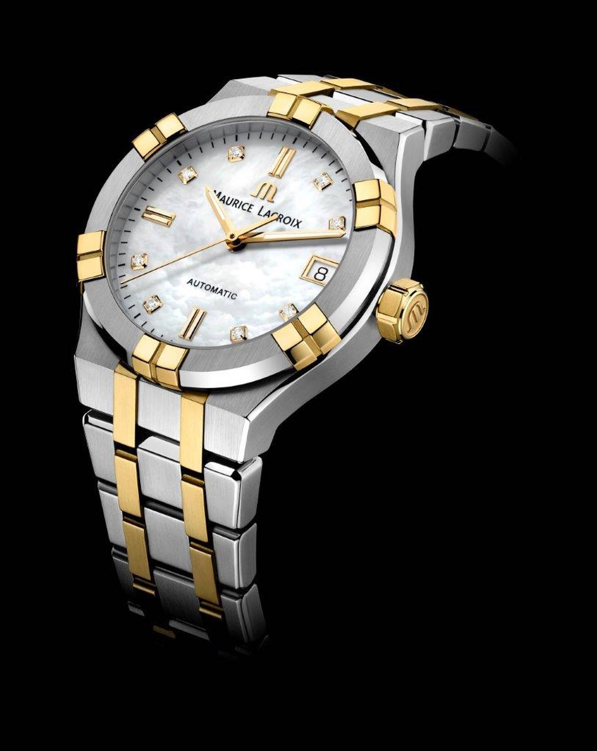 zegarek AIKON Automatic marki Maurice Lacroix. Damski zegarek AIKON Automatic marki Maurice Lacroix o kopercie 35 mm to akcesorium na miarę współczesnych kobiet.