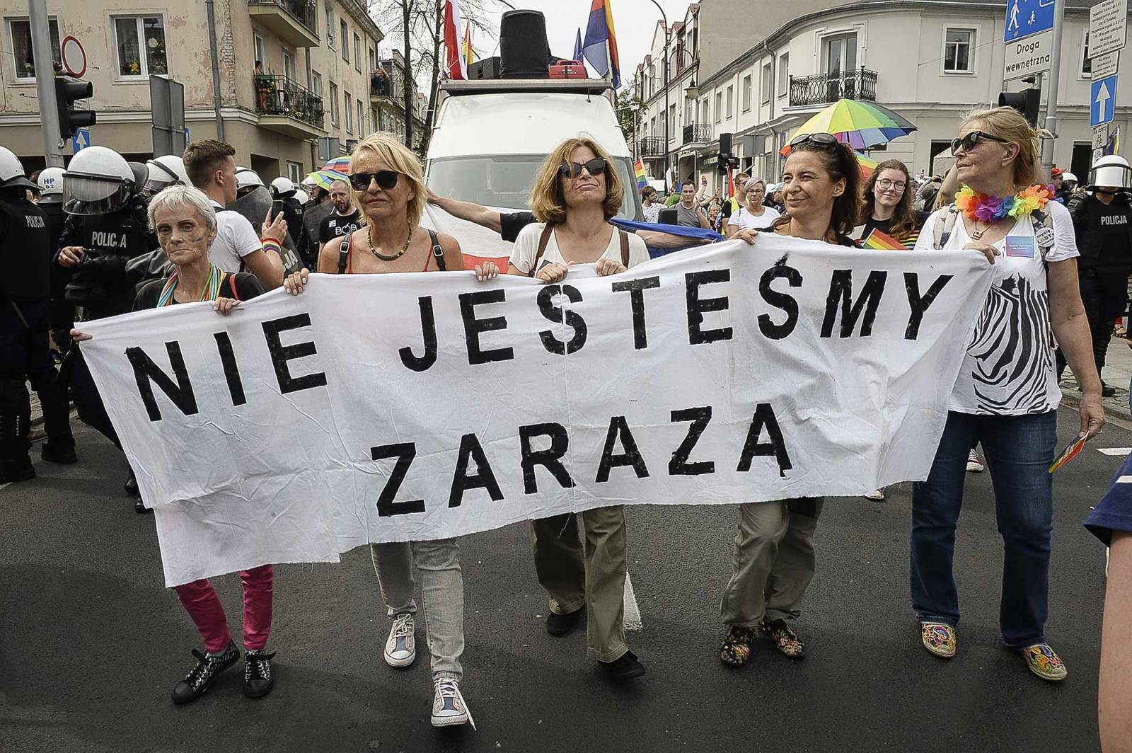 Marsz Równości w Płocku (Fot. SplashNews.com)