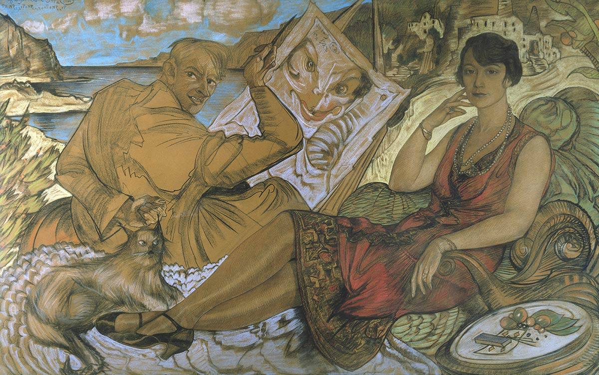 Stanisław Ignacy Witkiewicz (Witkacy), „Fałsz kobiety”. Dzieło poza ekspozycją, dostępne tylko w Cyfrowym MNW,
