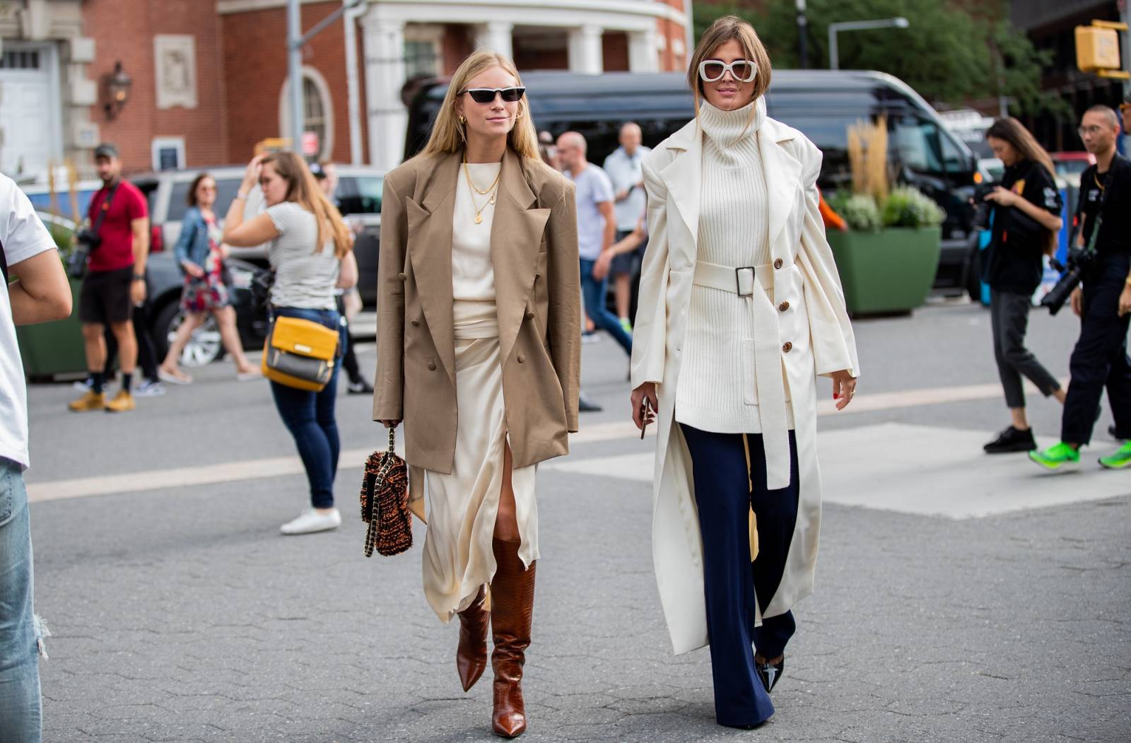 Street style podczas tygodnia mody w Nowym Jorku