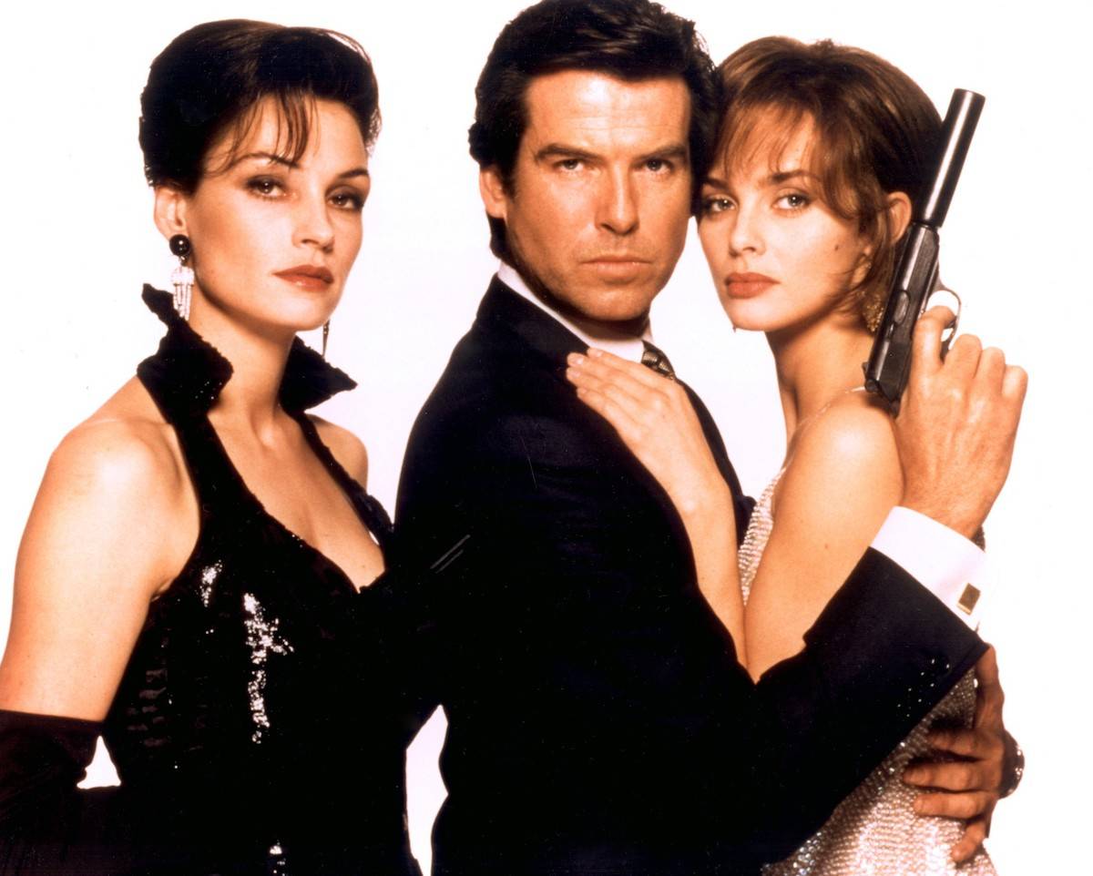 Famke Janssen, Pierce Brosnan i Izabella Scorupco w GoldenEye (Fot. East News)