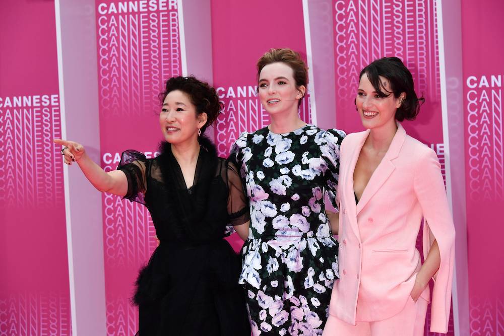Oh, Comer i twórczyni serialu, Phoebe Waller-Bridge (Fot. Getty Images)