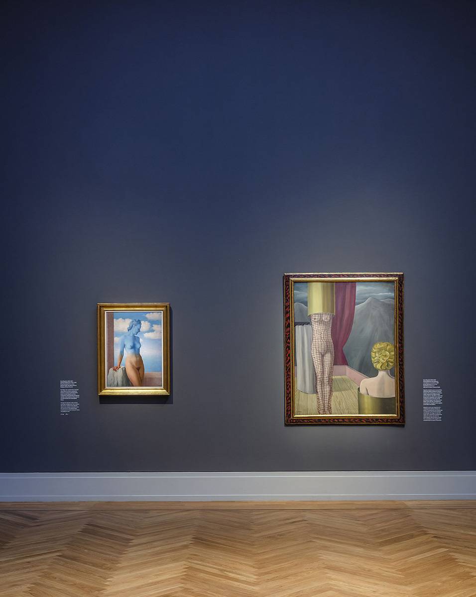 René Magritte, od lewej: Black Magic; The Magican Accomplicies / Fot. David von Becker