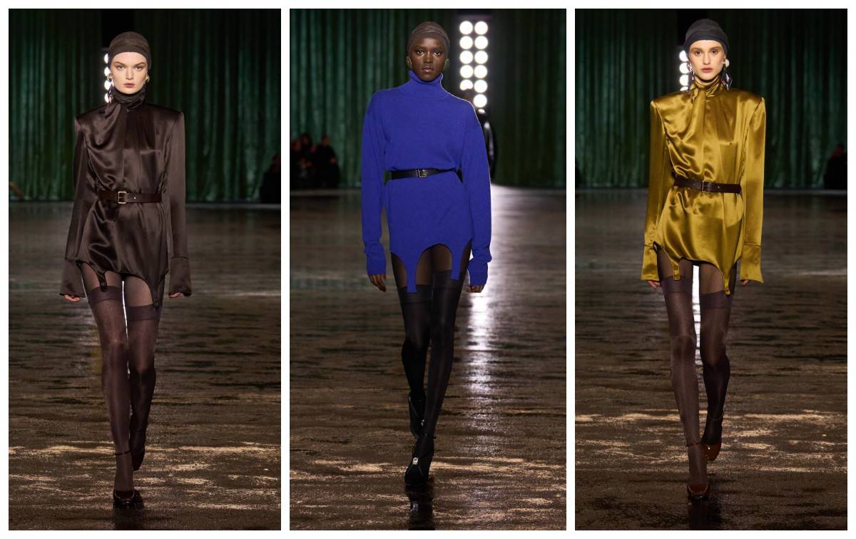 Saint Laurent jesień-zima 2024-2025 / (Fot. Spotlight. Launchmetrics )