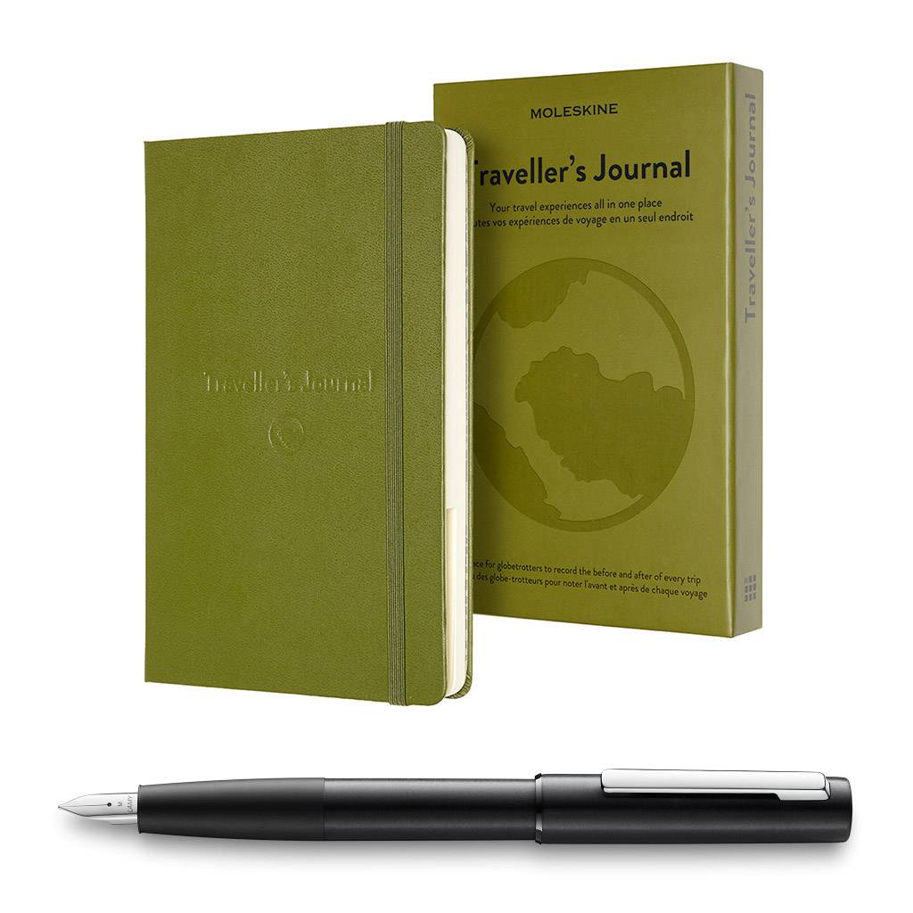Notes Moleskine Passion Journal Traveller’s, cena 116 zł www.lifestyledesigners.pl i pióro LAMY aion, cena 260 zł, lamyshop.pl (Fot. Materiały prasowe)