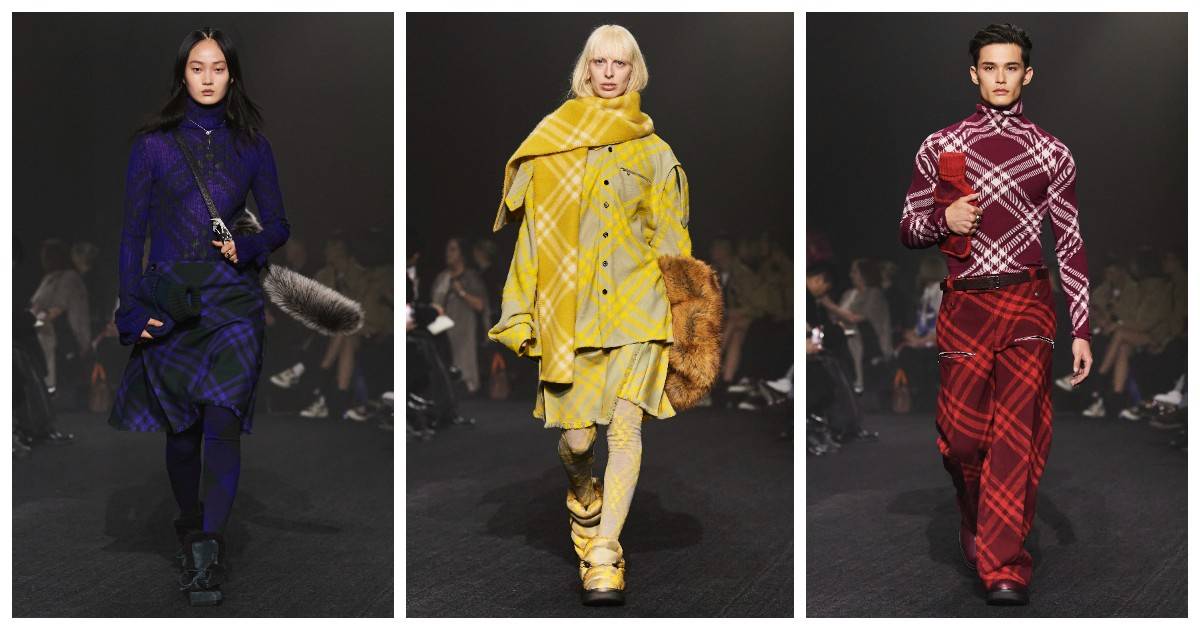 Burberry jesień-zima 2023 (Fot. Spotlight. Launchmetrics / Agencja FREE)