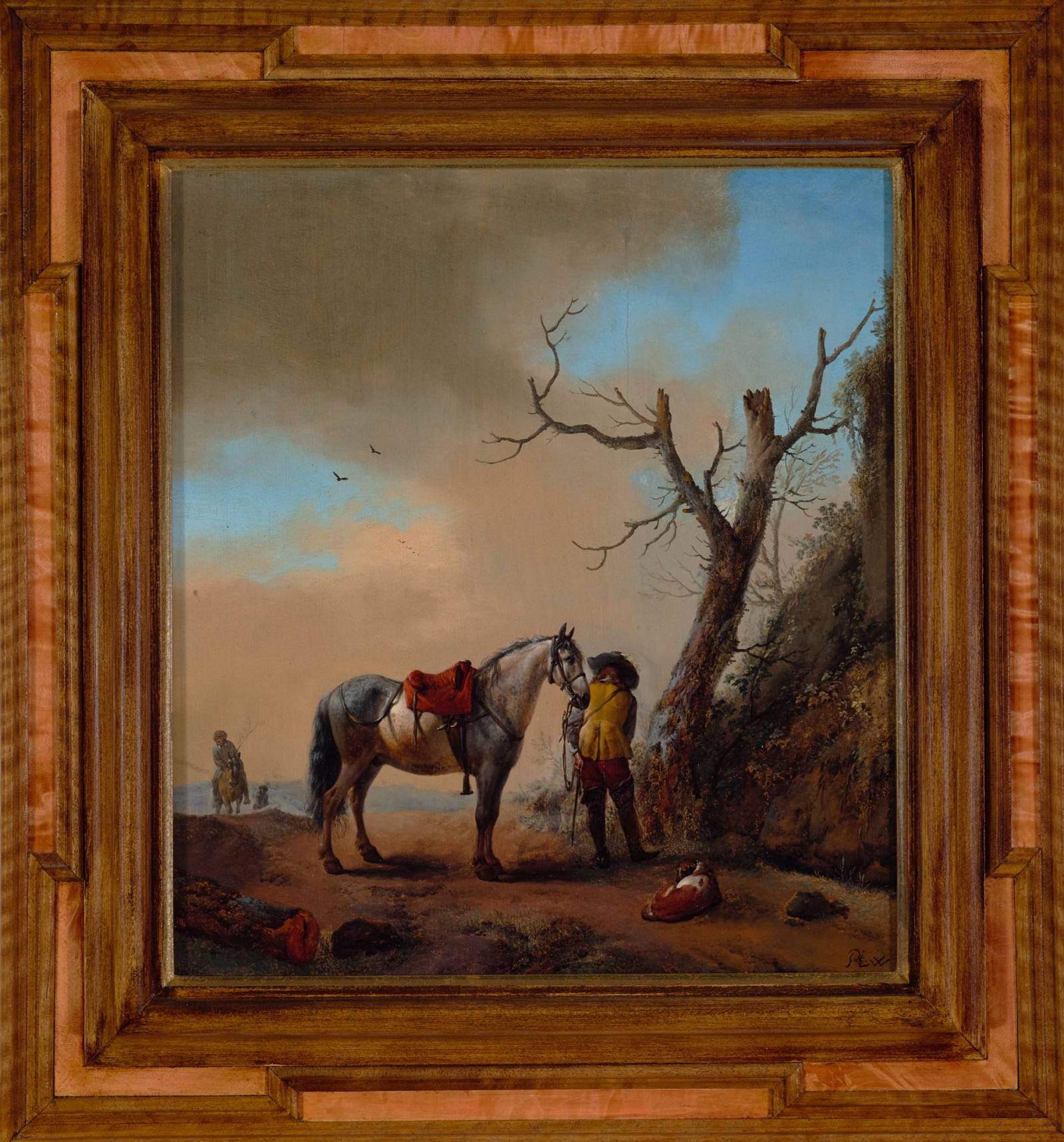 Philips Wouwerman,„Siwy koń i żołnierz” (Fot. Materiały prasowe)