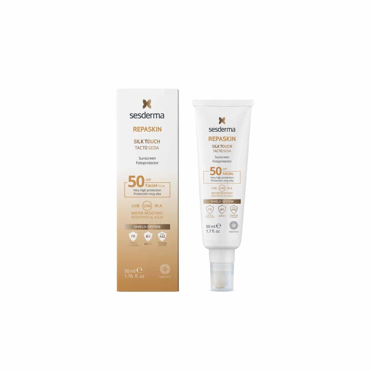 Sesderma Repaskin Silk Touch SPF 50.