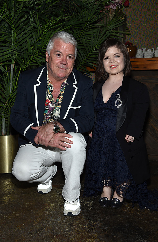 Tim Blanks i Sinead Burke (Fot. Dimitrios Kambouris, Getty Images)