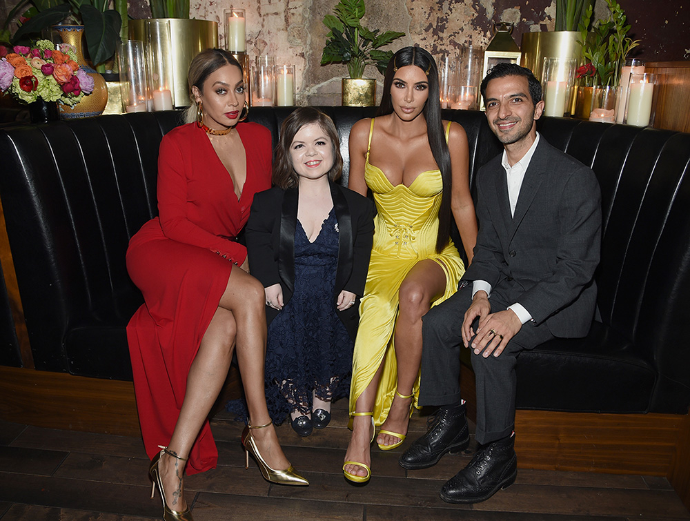 Lala Anthony, Sinead Burke, Kim Kardashian and Founder i Imran Amed (Fot. Dimitrios Kambouris, Getty Images)
