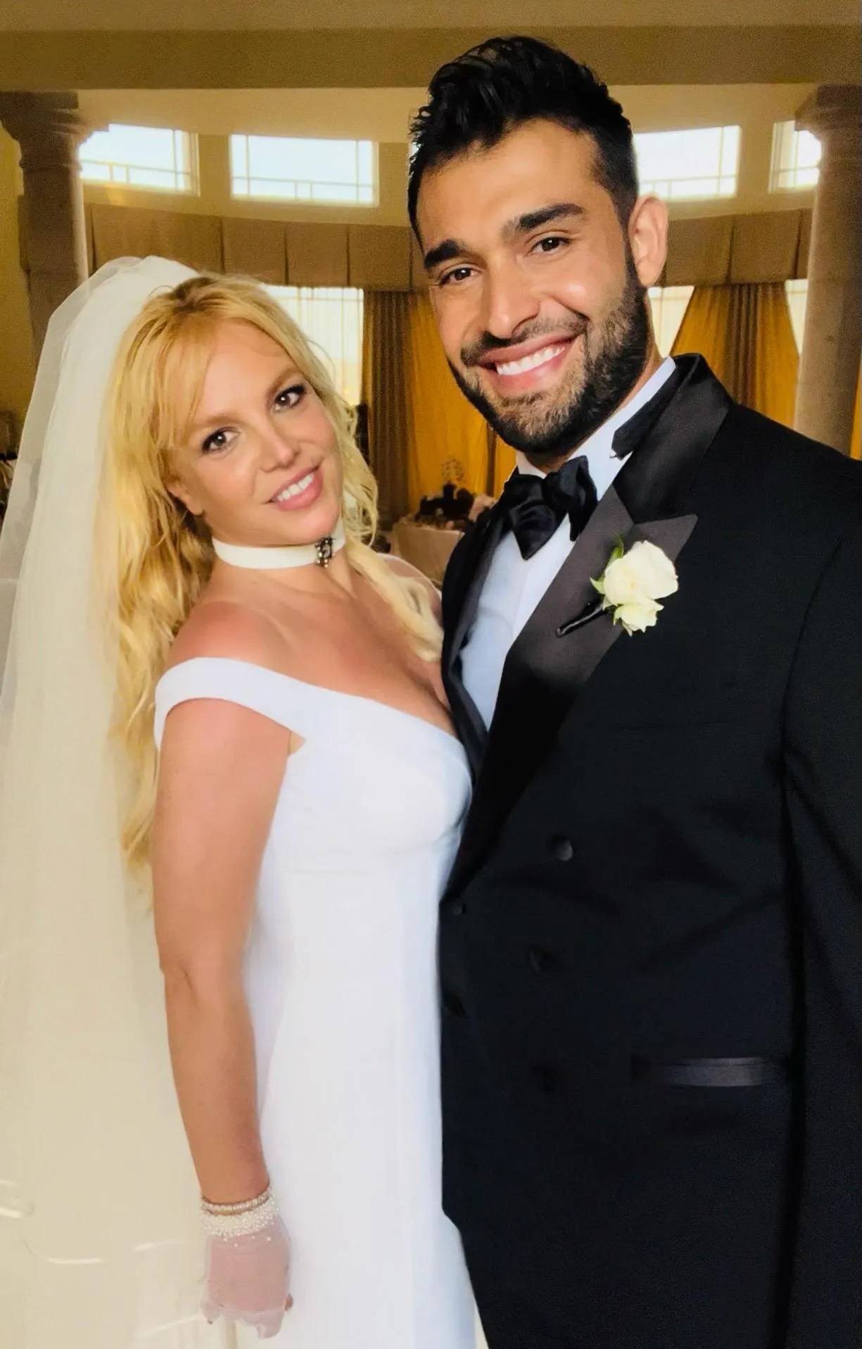 Britney poślubiła swojego wieloletniego partnera Sama w ich domu w Los Angeles (Fot. Kevin Ostajewski)