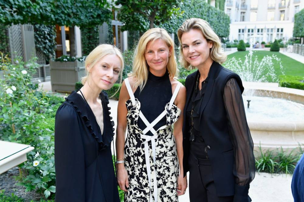 Od lewej: Suzanne Koller, Elizabeth Von Guttman i Anne-Sophie Von Claer w 2017 roku (Fot. Getty Images)