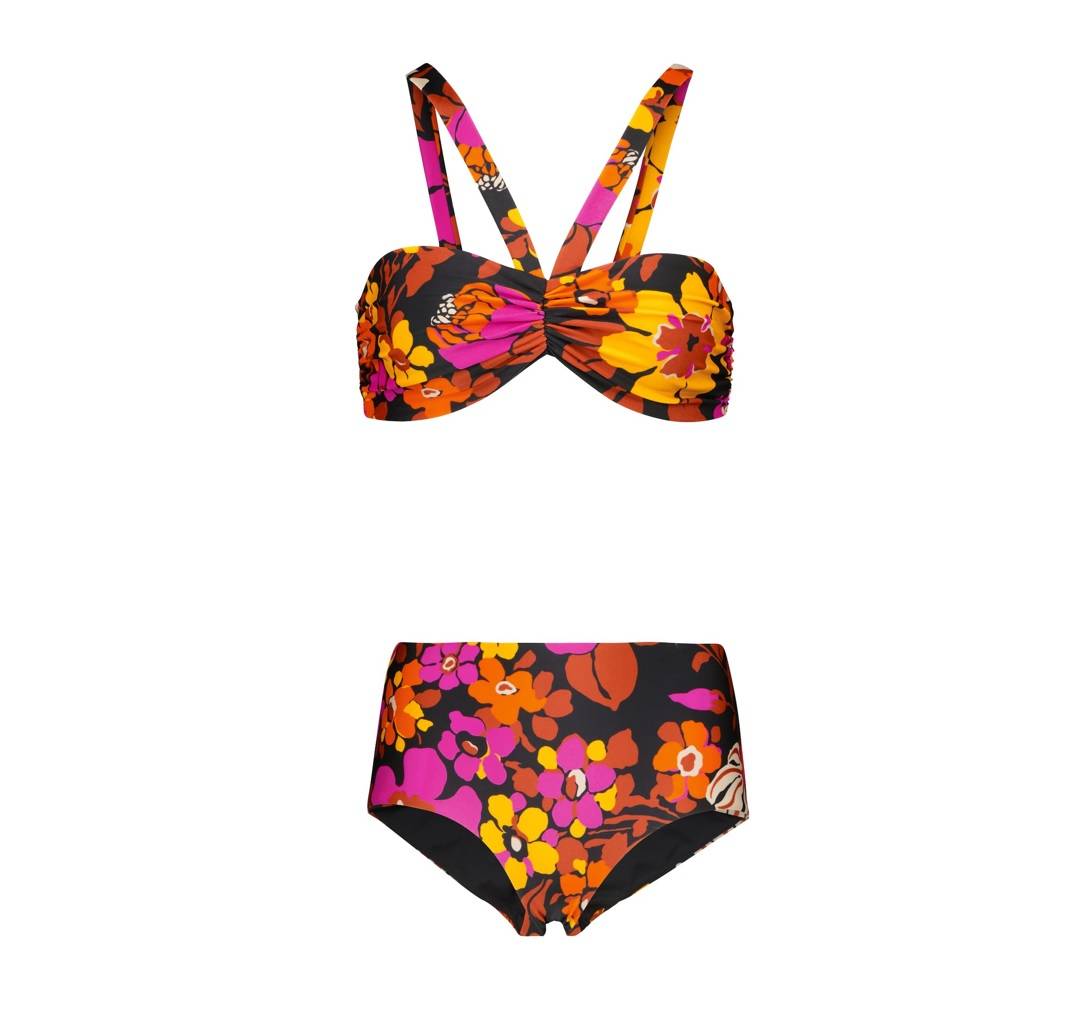 Bikini Saint Laurent / Mytheresa, góra ok. 1700 zł, dół ok. 1200 zł (Fot. materiały prasowe)