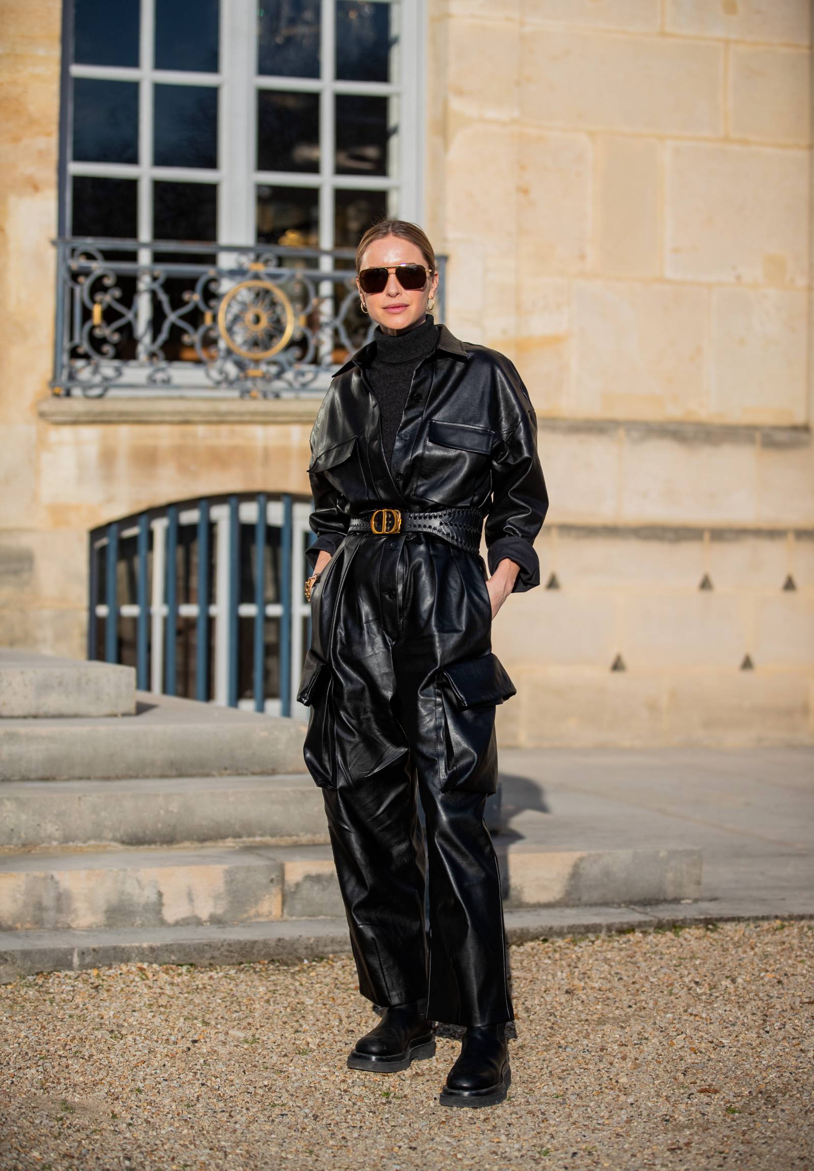 Pernille Tesibaek w kombinezonie The Frankie Shop