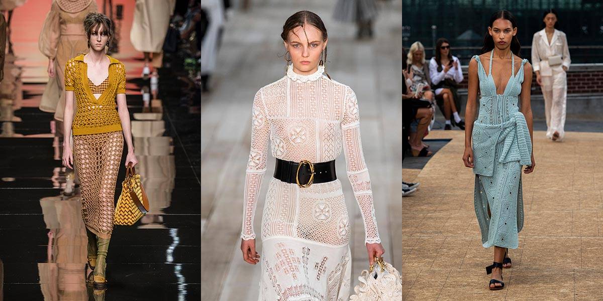 Od lewej: Fendi, Alexander McQueen, Jonathan Simkhai