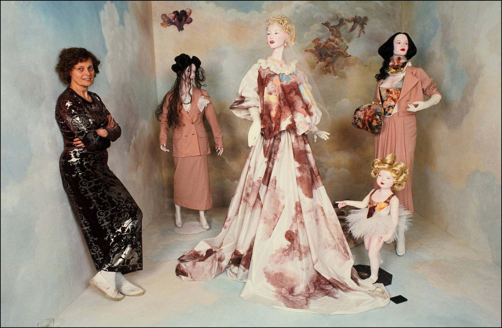 Vivienne Westwood, Paryż 1991 (Fot. Pool BENAINOUS/MAROUZE/Gamma-Rapho / Getty Images)