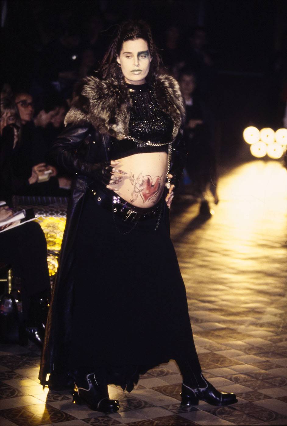 Claudia Huidobro, Jean Paul Gaultier jesień-zima 1995-1996 (Fot. Condé Nast Archive)