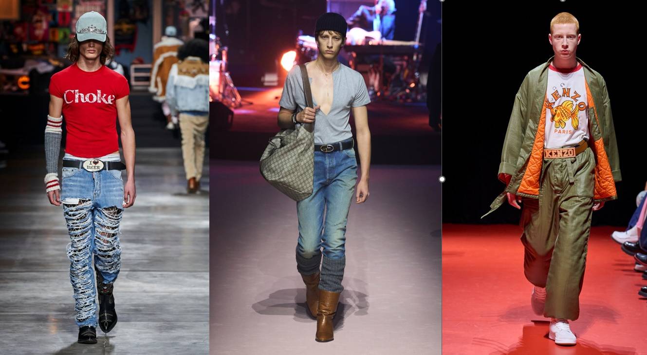 DsQuared2, Gucci i Kenzo na jesień-zimę 2023 / (Fot. Imax Tree)
