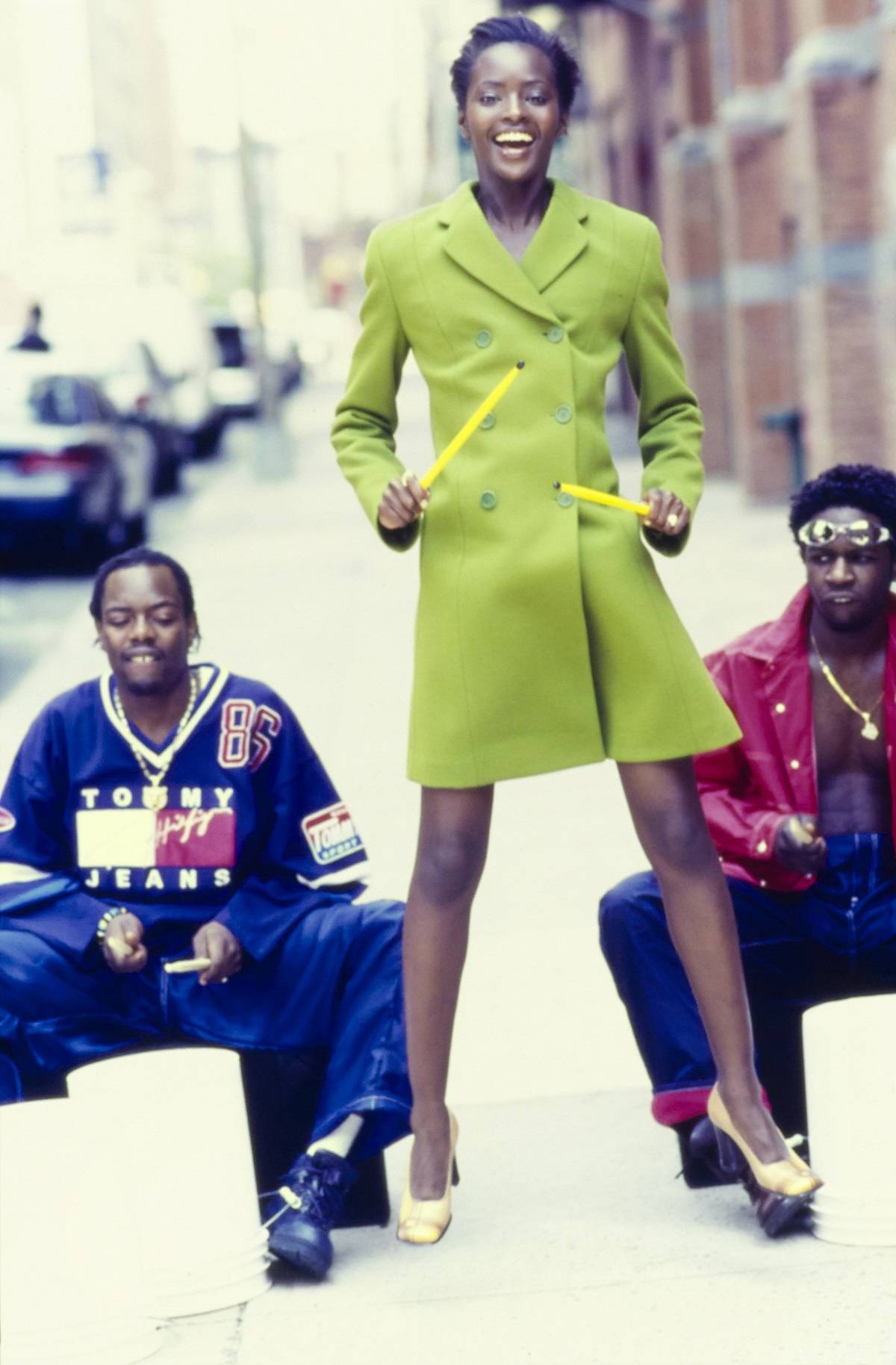 Kiara Kabukuru w amerykańskim Vogueu, 1996 rok
