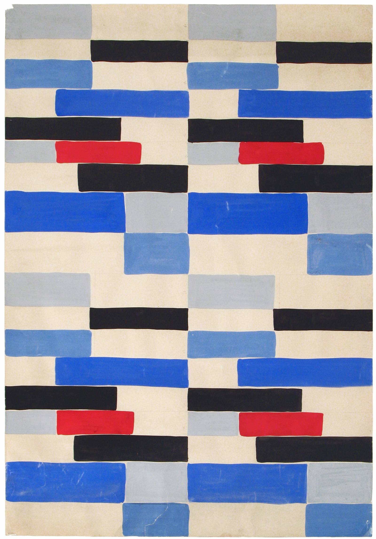 Sonia Delaunay, Rysunek B53, 1953 (© PRACUSA S.A.)