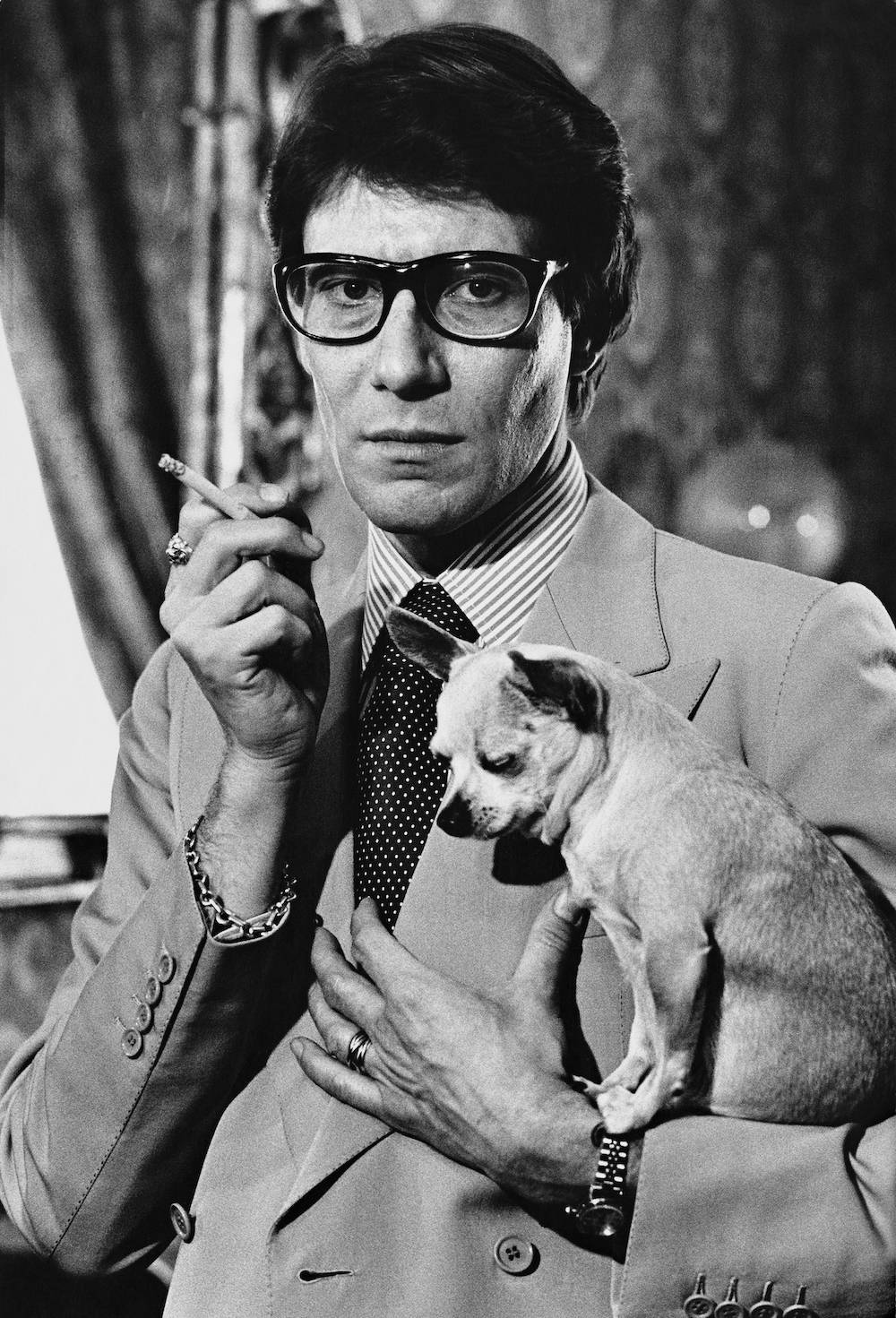 Yves Saint Laurent, Paryż 1978 (Fot. Alice Springs/Dzięki uprzejmości Helmut Newton Foundation)