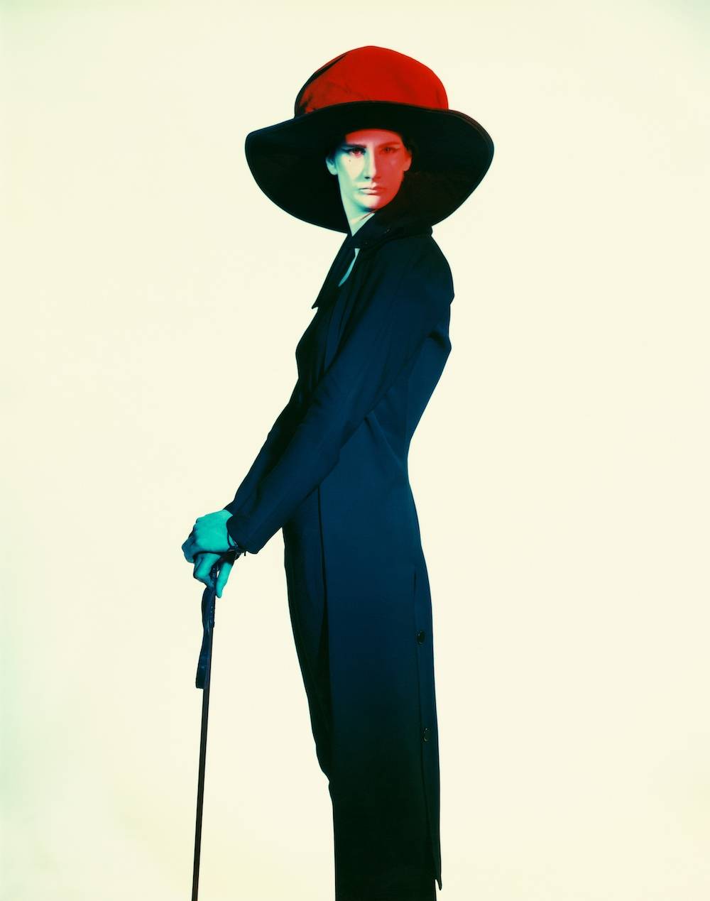 Sasha Robertson, Yohji Yamamoto jesień-zima 1985-1986, Paryż, 1985