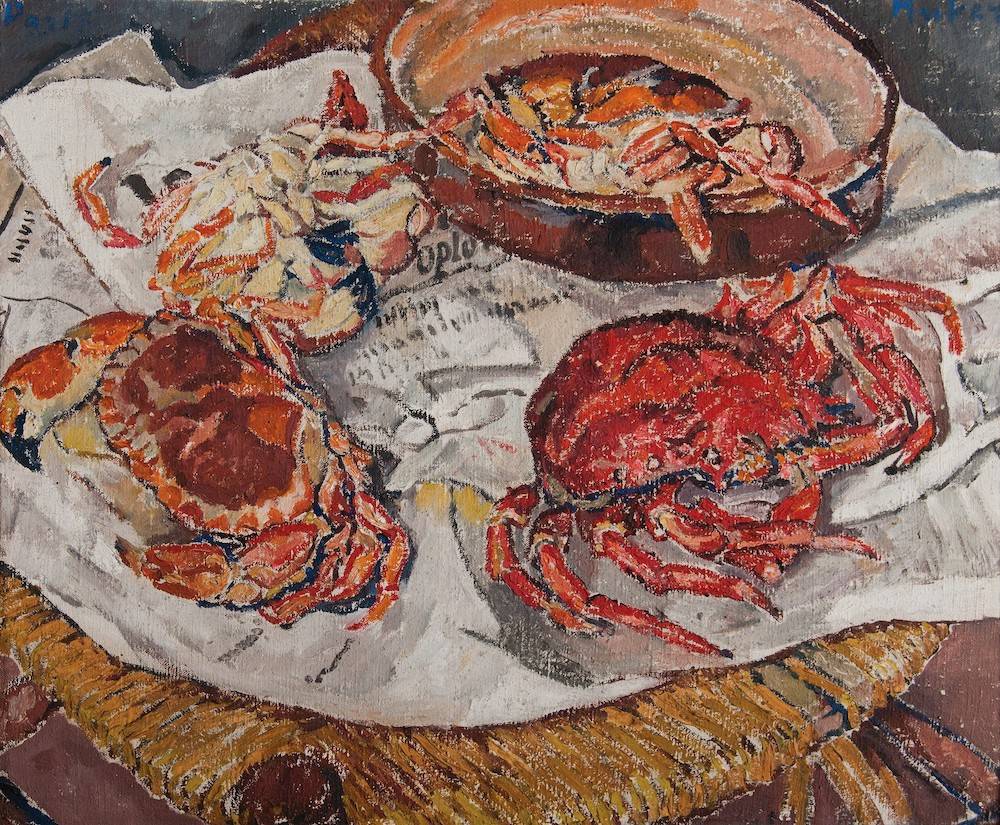Mela Muter, Martwa natura z krabami, 1918 (Kolekcja Krzysztofa Musiała)