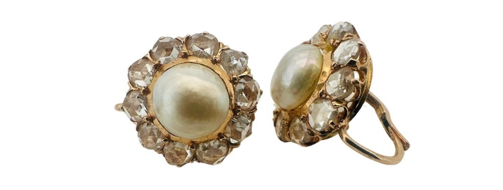 XIX-wieczne kolczyki Sadowski Diamonds, 11 500 zł (Fot. materiały prasowe)