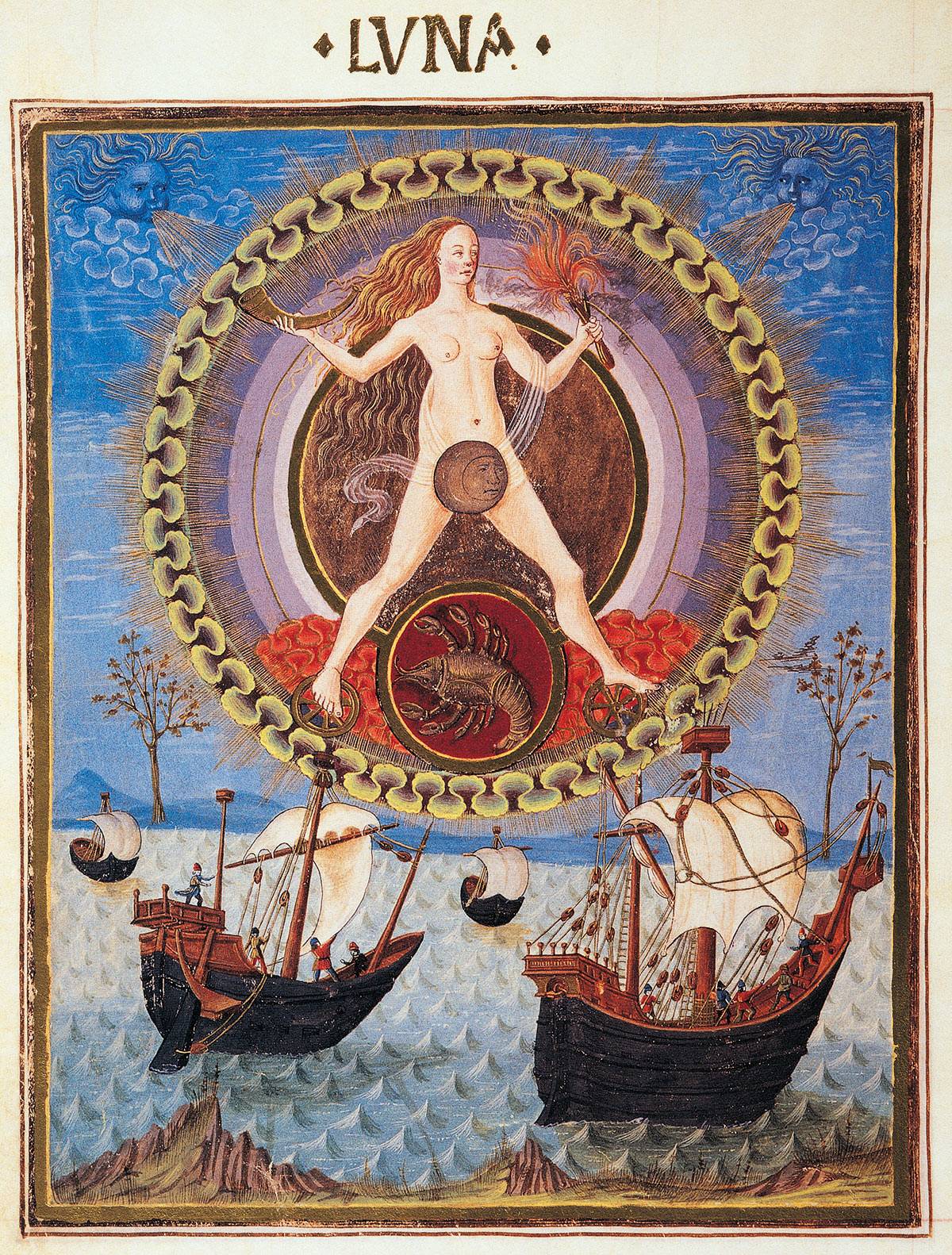Miniatura przypisyana Cristoforo de Predis z manuskryptu „De Sphaera” ok 1470 r. (Fot. Getty Images)